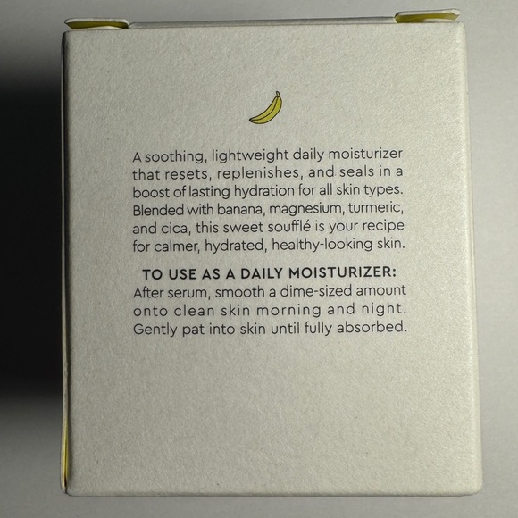 Glow Recipe Banana Soufflé Moisturizer Full Size Boxed New 2024 Reissue 1.7oz - Picture 4 of 11